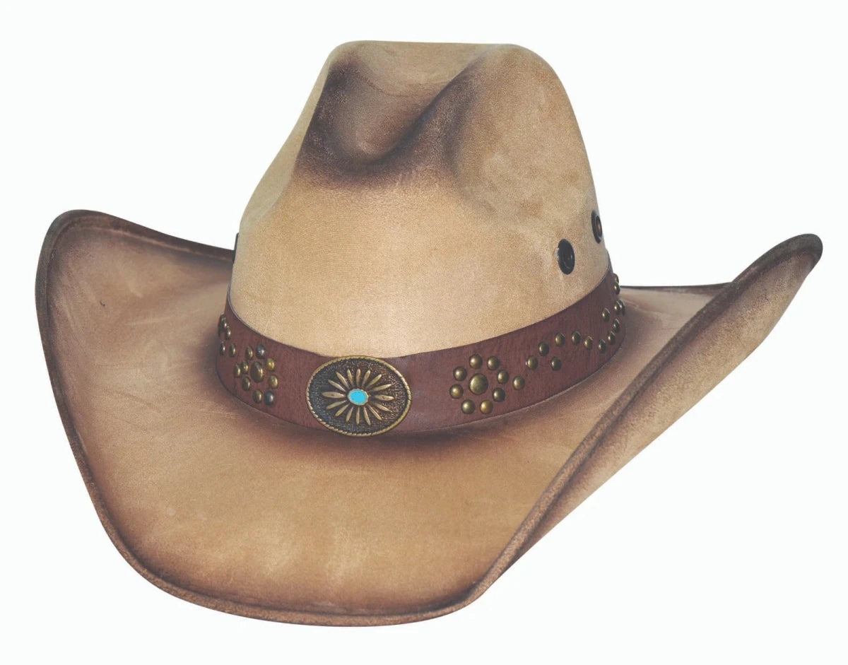 Bullhide DÉJÀ VU Camel Faux Felt Cowboy Hat 4 1/8" Brim Men’s Western - OriginalWestern.com