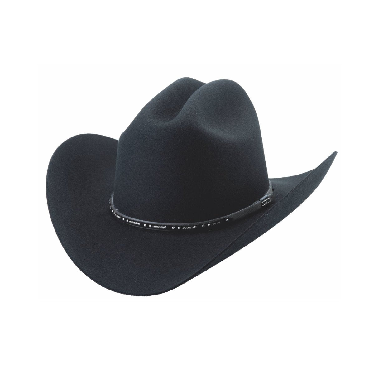 Bullhide DEL NORTE 8X Fur Blend Felt Cowboy Hat - Black - OriginalWestern.com