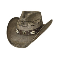 Bullhide DESPERADO Bangora Cowboy Straw Hat - Brown - OriginalWestern.com