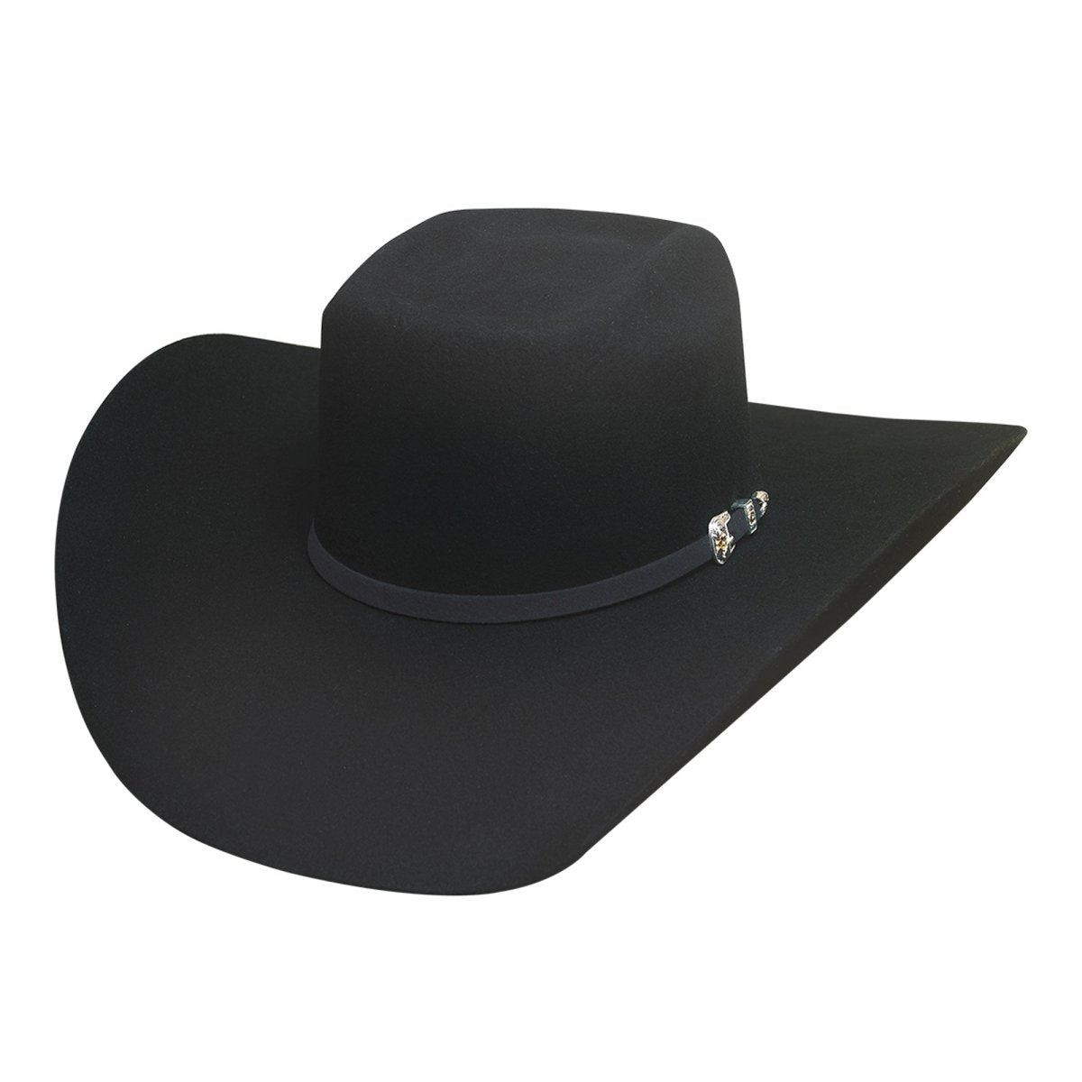 Bullhide DOUBLE KICKER 8X Fur Blend Felt Cowboy Hat - Black - OriginalWestern.com