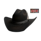 Bullhide DUEL IN THE SUN Premium Wool Felt Cowboy Hat - Black - OriginalWestern.com