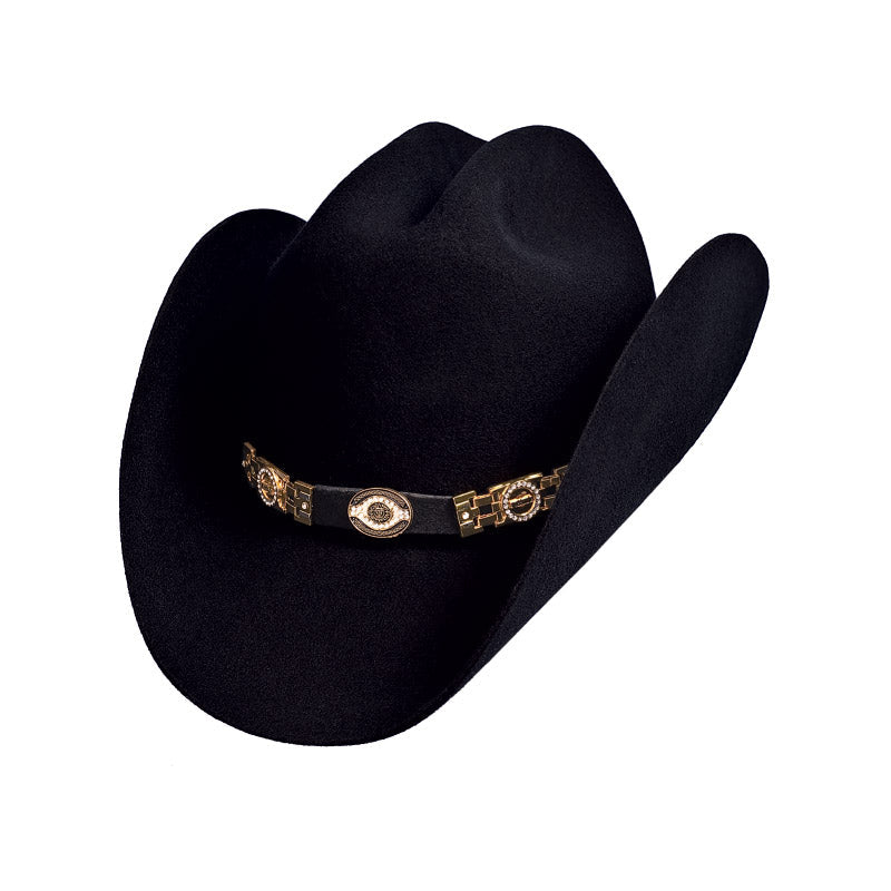 Bullhide EL ADIVINO 8X Fur Blend Felt Cowboy Hat - Black - OriginalWestern.com