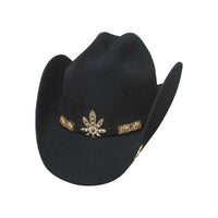 Bullhide EL AFILADO 8X Fur Blend Felt Cowboy Hat - Black - OriginalWestern.com