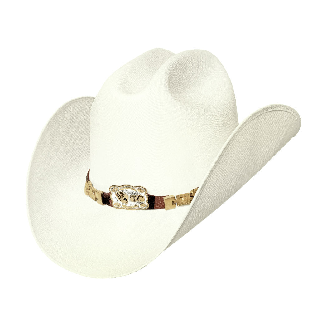 Bullhide EL ARRIESGADO 10X Linen Cowboy Hat - Off White - OriginalWestern.com