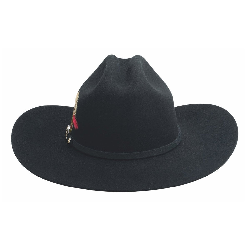 Bullhide EL BENDECIDO 8X Fur Blend Felt Cowboy Hat - Black - OriginalWestern.com