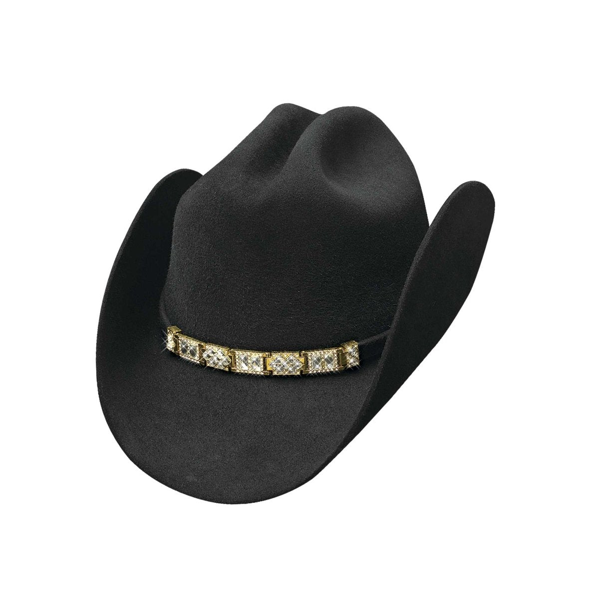 Bullhide EL BRAVERO 10X Beaver Fur Felt Cowboy Hat - Black Crystal/Desert - OriginalWestern.com