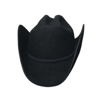 Bullhide EL CANIJO 6X Premium Wool Felt Cowboy Hat - Black - OriginalWestern.com