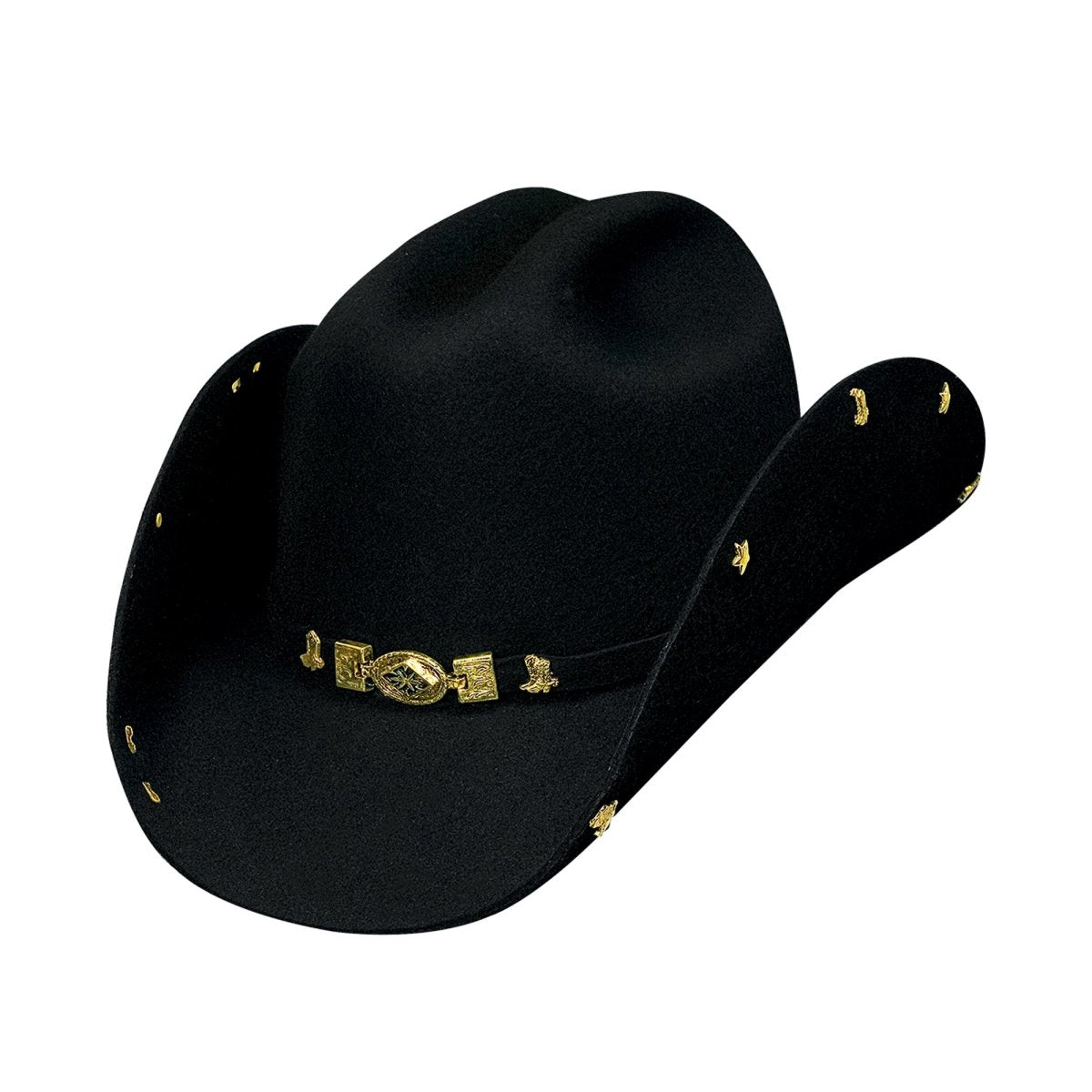 Bullhide EL CHAMAQUITO Premium Wool Felt Cowboy Hat - Black - OriginalWestern.com