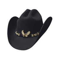 Bullhide EL INDISCRETO 8X Fur Blend Felt Cowboy Hat - Black - OriginalWestern.com