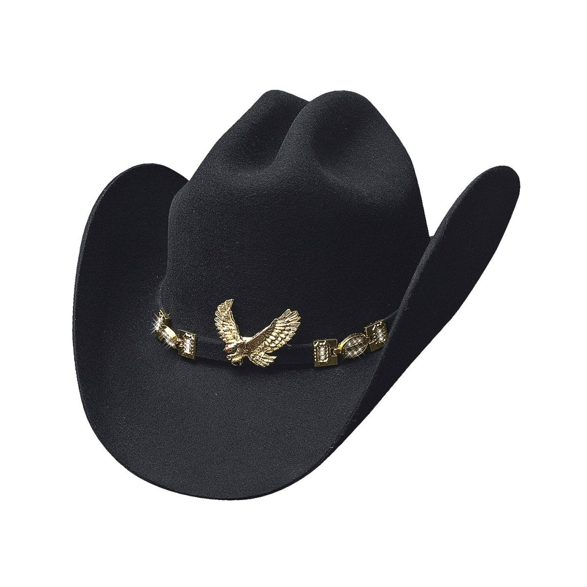 Bullhide EL INDISCRETO 8X Fur Blend Felt Cowboy Hat - Black - OriginalWestern.com