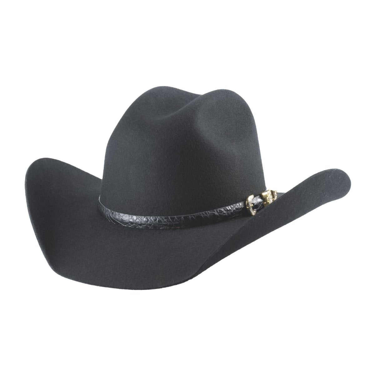 Bullhide EL LOKERON 6X Premium Wool Felt Cowboy Hat - Black - OriginalWestern.com