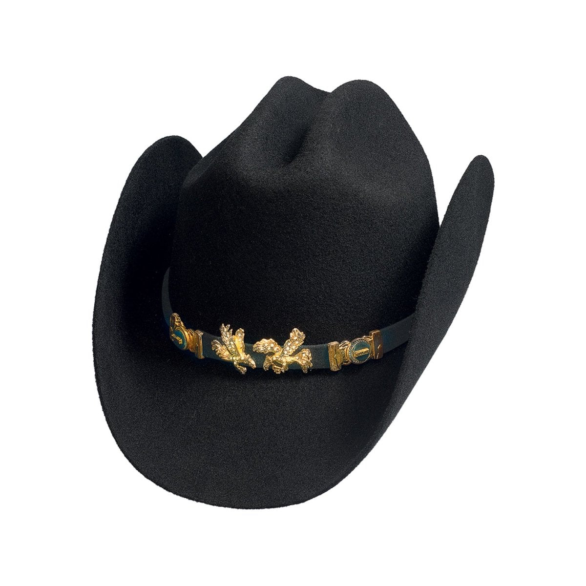 Bullhide EL RESBALON 6X Premium Wool Felt Cowboy Hat - Black - OriginalWestern.com
