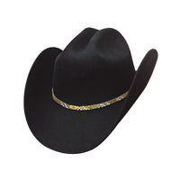 Bullhide EL TAHUR 8X Fur Blend Felt Cowboy Hat - Black - OriginalWestern.com