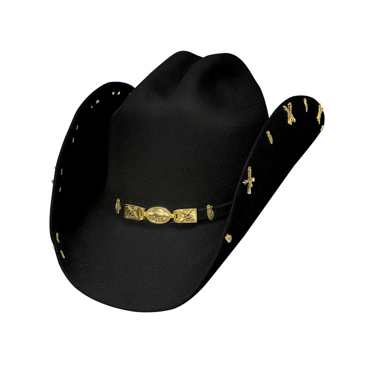 Bullhide EL VARIADO 6X Premium Wool Felt Cowboy Hat - Black - OriginalWestern.com