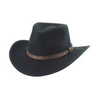 Bullhide EXPEDITION Premium Wool Felt Cowboy Hat - Black - OriginalWestern.com