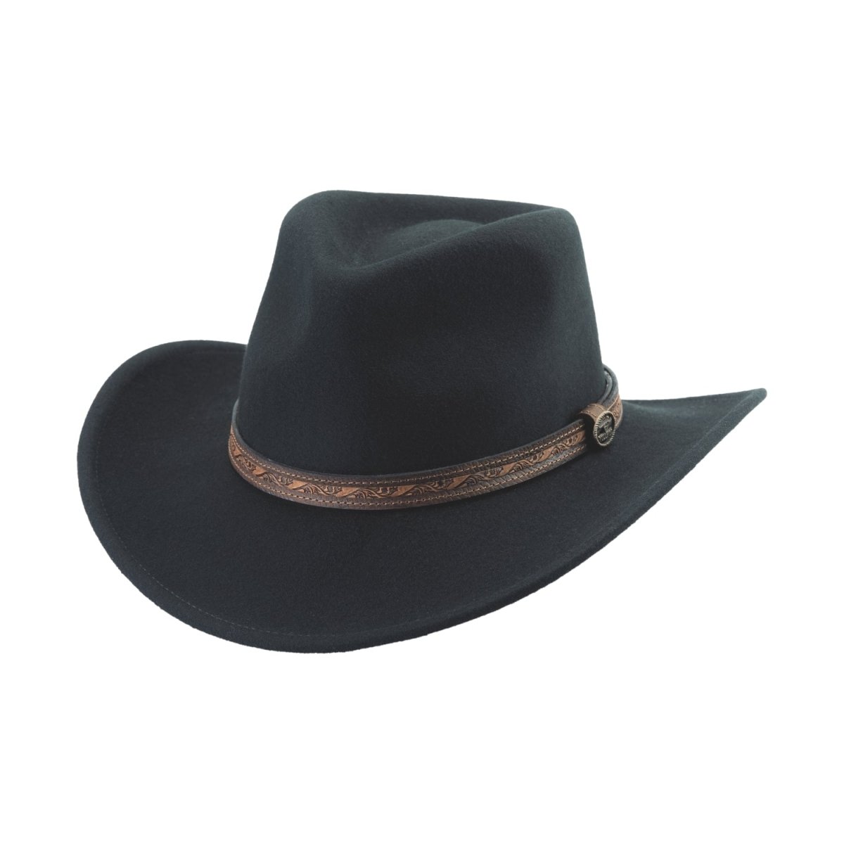 Bullhide EXPEDITION Premium Wool Felt Cowboy Hat - Black - OriginalWestern.com