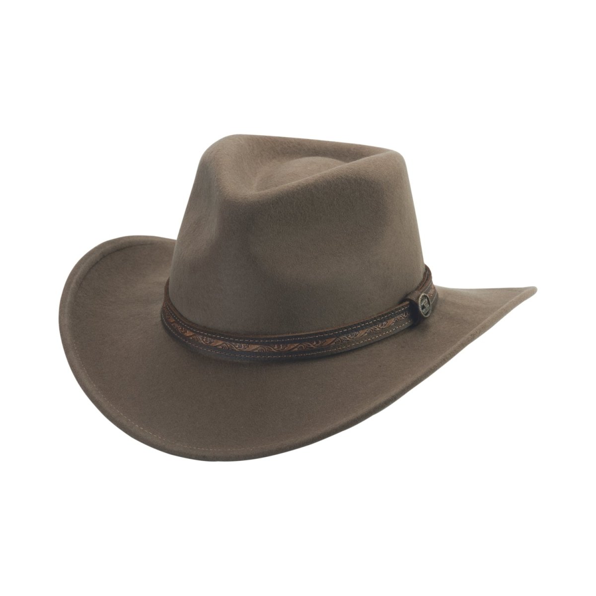 Bullhide EXPEDITION Premium Wool Felt Cowboy Hat - Khaki - OriginalWestern.com