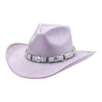 Bullhide FORTNIGHT 0875LI Lilac Faux Felt Cowboy Hat 3 1/2" Brim Fashion Western - OriginalWestern.com