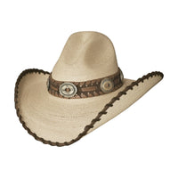 Bullhide GOLDEN DAWN 20X Palm Leaf Cowboy Straw Hat - Tan - OriginalWestern.com