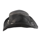 Bullhide HARDTAIL Leather Cowboy Hat - Black - OriginalWestern.com
