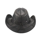 Bullhide HARDTAIL Leather Cowboy Hat - Black - OriginalWestern.com
