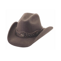 Bullhide HARMONIES Chocolate Wool Felt Cowboy Hat 3 3/8" Brim Western - OriginalWestern.com