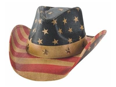 Bullhide Hat Old Glory Straw Western Cowboy Hat - OriginalWestern.com