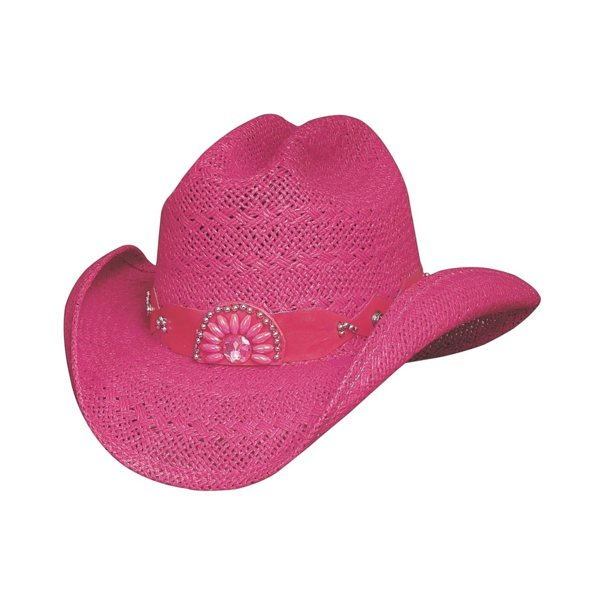 Bullhide ITCHYGOONIE Toyo Straw Cowboy Hat - Fucshia - OriginalWestern.com