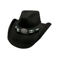 Bullhide Jewel of the West Black Premium Wool Cowboy Hat 0504BL Unisex - OriginalWestern.com