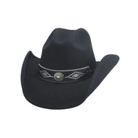 Bullhide JOLENE Black Wool Felt Cowboy Hat 3 3/4" Brim Women’s Western - OriginalWestern.com