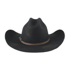 Bullhide KAYCE 4X Premium Wool Felt Cowboy Hat - Black Distressed - OriginalWestern.com