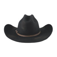 Bullhide KAYCE 4X Premium Wool Felt Cowboy Hat - Black Distressed - OriginalWestern.com