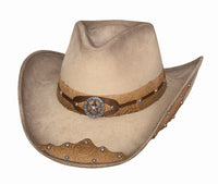 Bullhide KICK THE DUST OFF Premium Faux Felt Cowboy Hat - Buckskin - OriginalWestern.com