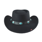 Bullhide KLAMATH Premium Wool Felt Cowboy Hat - Black - OriginalWestern.com