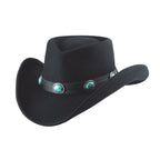 Bullhide KLAMATH Premium Wool Felt Cowboy Hat - Black - OriginalWestern.com