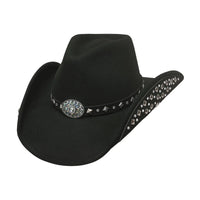 Bullhide Let’s Get Loud Black Western Cowboy Hat Hand Crafted Premium Wool 3 3/4 - OriginalWestern.com