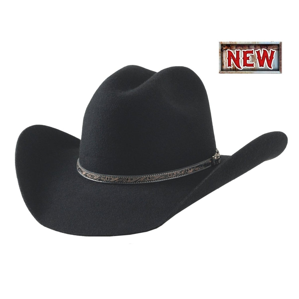 Bullhide LIFE WITH YOU 4X Premium Wool Felt Cowboy Hat - Black - OriginalWestern.com