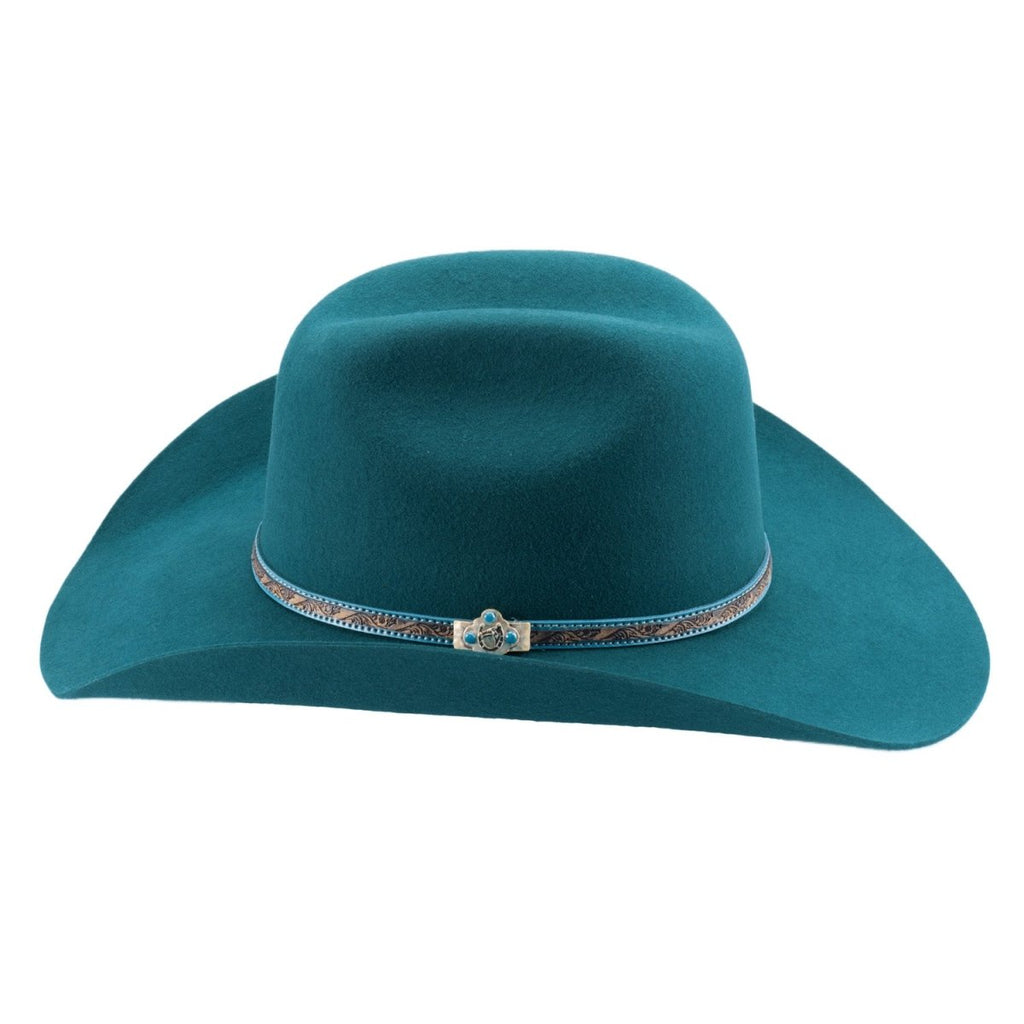Bullhide LIFE WITH YOU 4X Premium Wool Felt Cowboy Hat - Turquoise - OriginalWestern.com