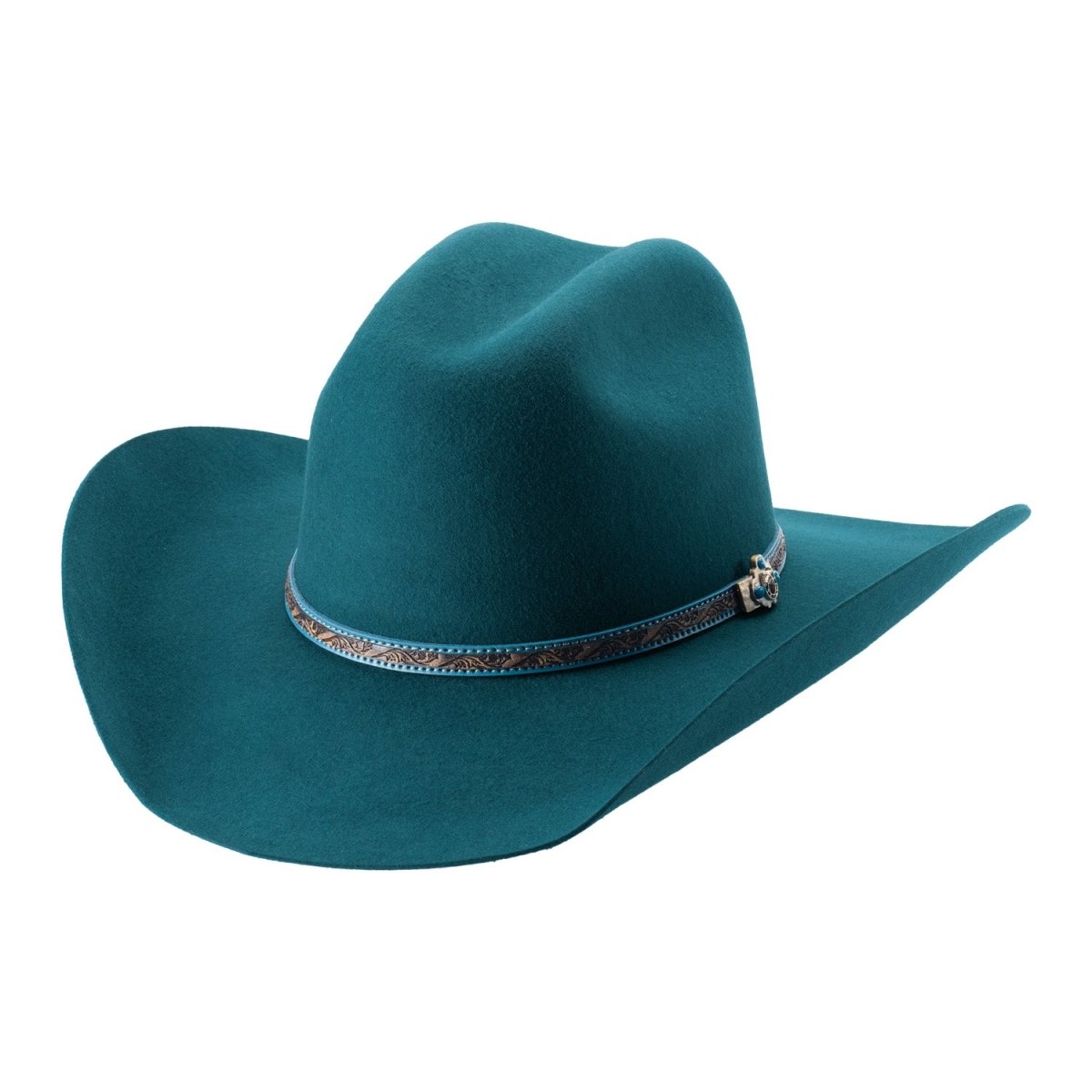 Bullhide LIFE WITH YOU 4X Premium Wool Felt Cowboy Hat - Turquoise - OriginalWestern.com