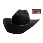 Bullhide LONE RANGER 8X Fur Blend Felt Cowboy Hat - Black - OriginalWestern.com