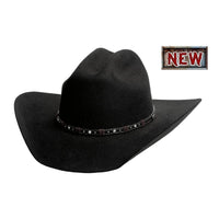 Bullhide LONE RANGER 8X Fur Blend Felt Cowboy Hat - Black - OriginalWestern.com