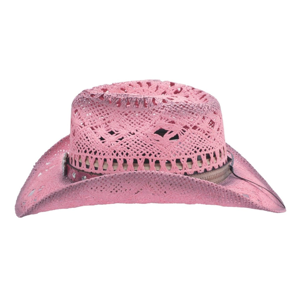 Bullhide MAGNIFICENT Toyo Straw Cowboy Hat - Pink - OriginalWestern.com