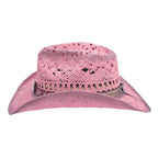 Bullhide MAGNIFICENT Toyo Straw Cowboy Hat - Pink - OriginalWestern.com
