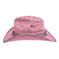 Bullhide MAGNIFICENT Toyo Straw Cowboy Hat - Pink - OriginalWestern.com