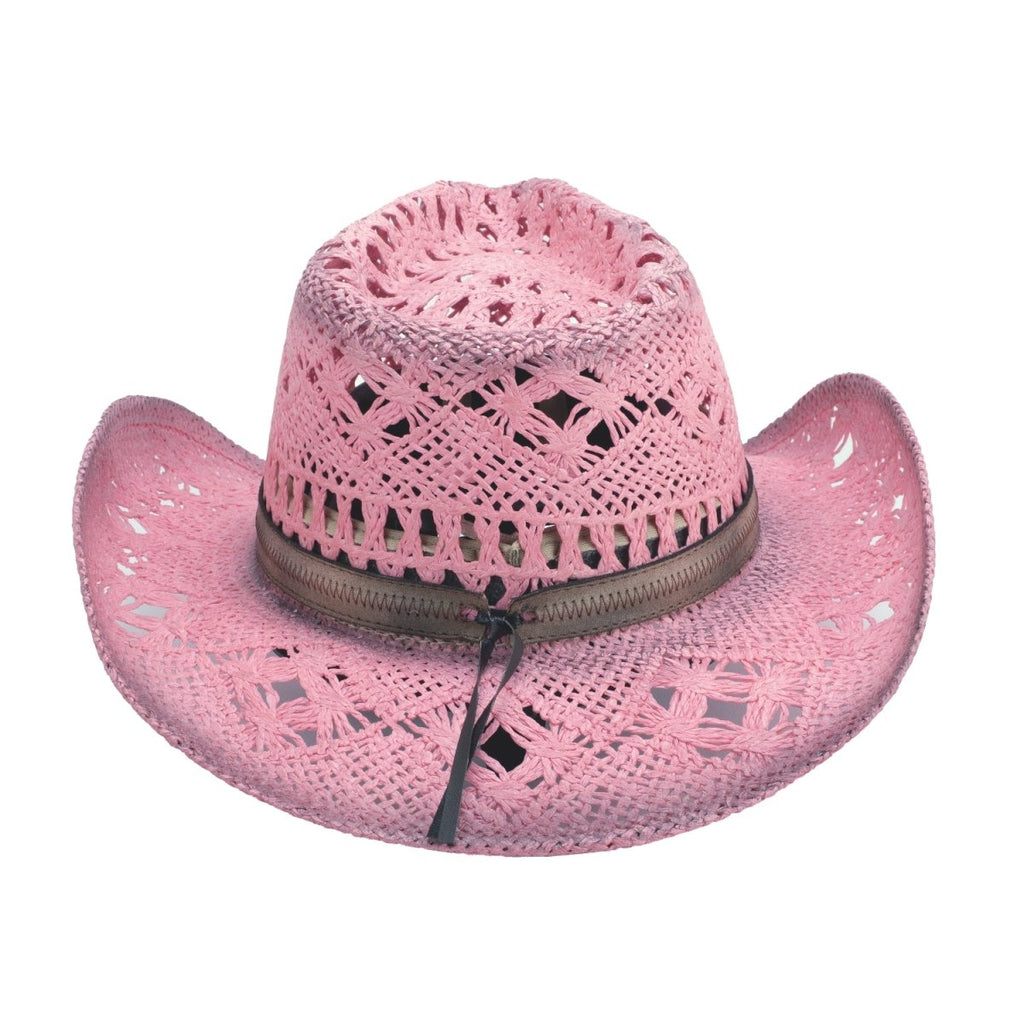 Bullhide MAGNIFICENT Toyo Straw Cowboy Hat - Pink - OriginalWestern.com