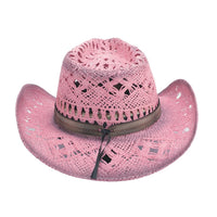 Bullhide MAGNIFICENT Toyo Straw Cowboy Hat - Pink - OriginalWestern.com