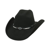 Bullhide MOJAVE Premium Wool Felt Cowboy Hat - Black - OriginalWestern.com