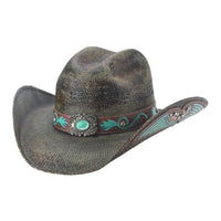 Bullhide MUSIC CITY Bangora Cowboy Straw Hat - Forest - OriginalWestern.com