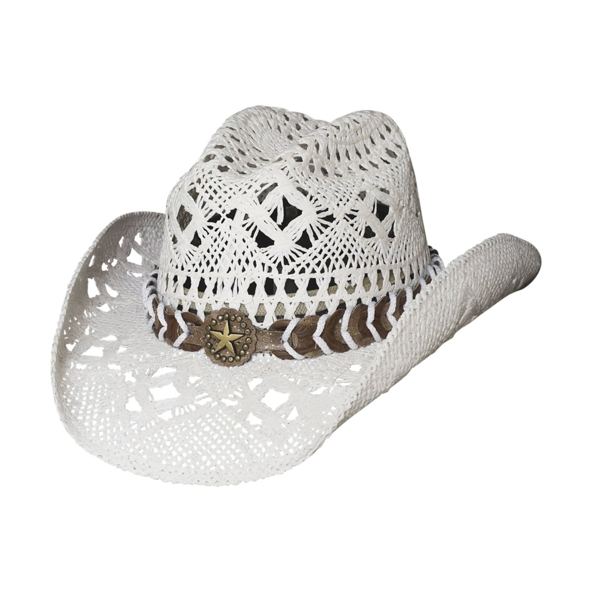 Bullhide NAUGHTY GIRL Toyo Straw Cowboy Hat - White - OriginalWestern.com