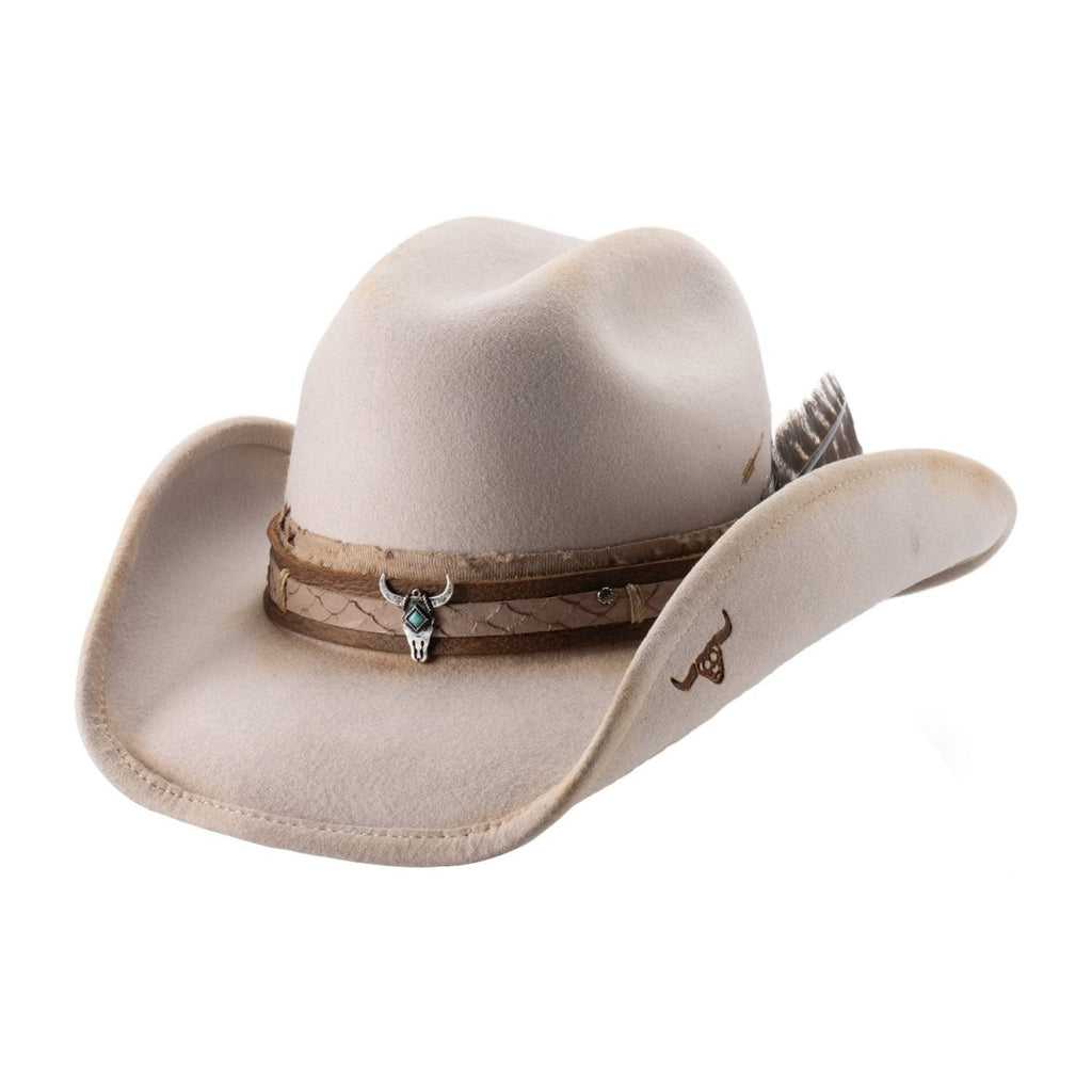 Bullhide NOT ENOUGH Premium Wool Felt Cowboy Hat - Buckskin - OriginalWestern.com
